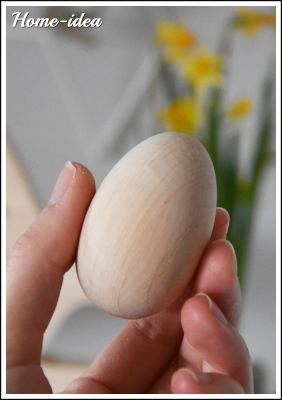 Jajko drewniane bukowe